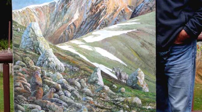 Alpine Painting for the Schulman Grove