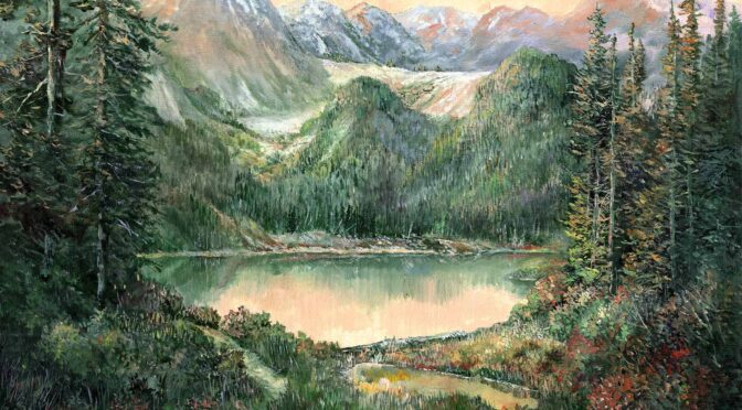 Royal Lake – Olympic National Park – oil on canvas